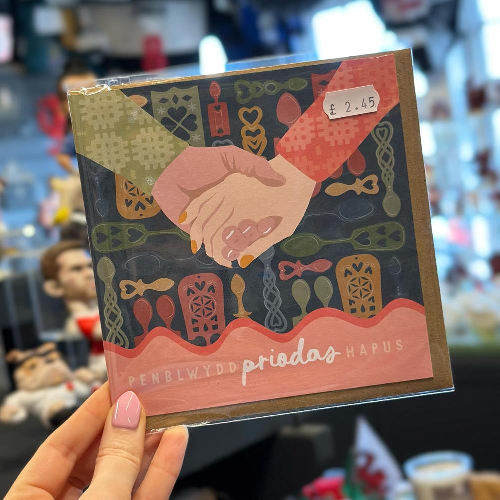 PenBlwydd Priodas Hapus Card