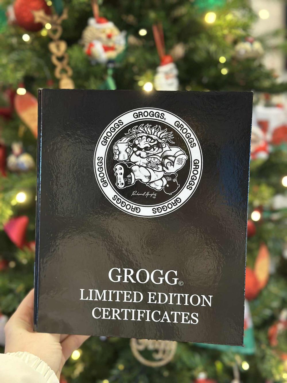 Grogg Limited Edition Certificate Folder