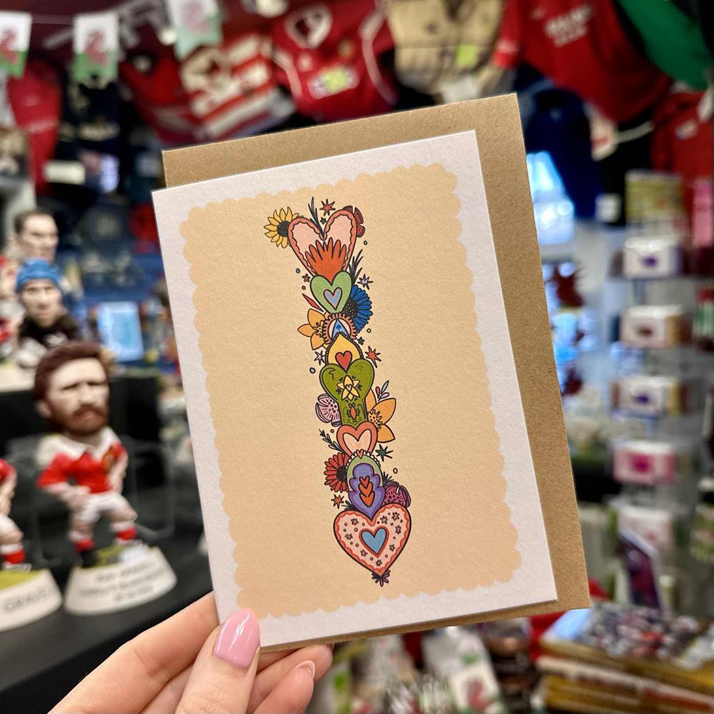 Lovespoon & Flowers Card