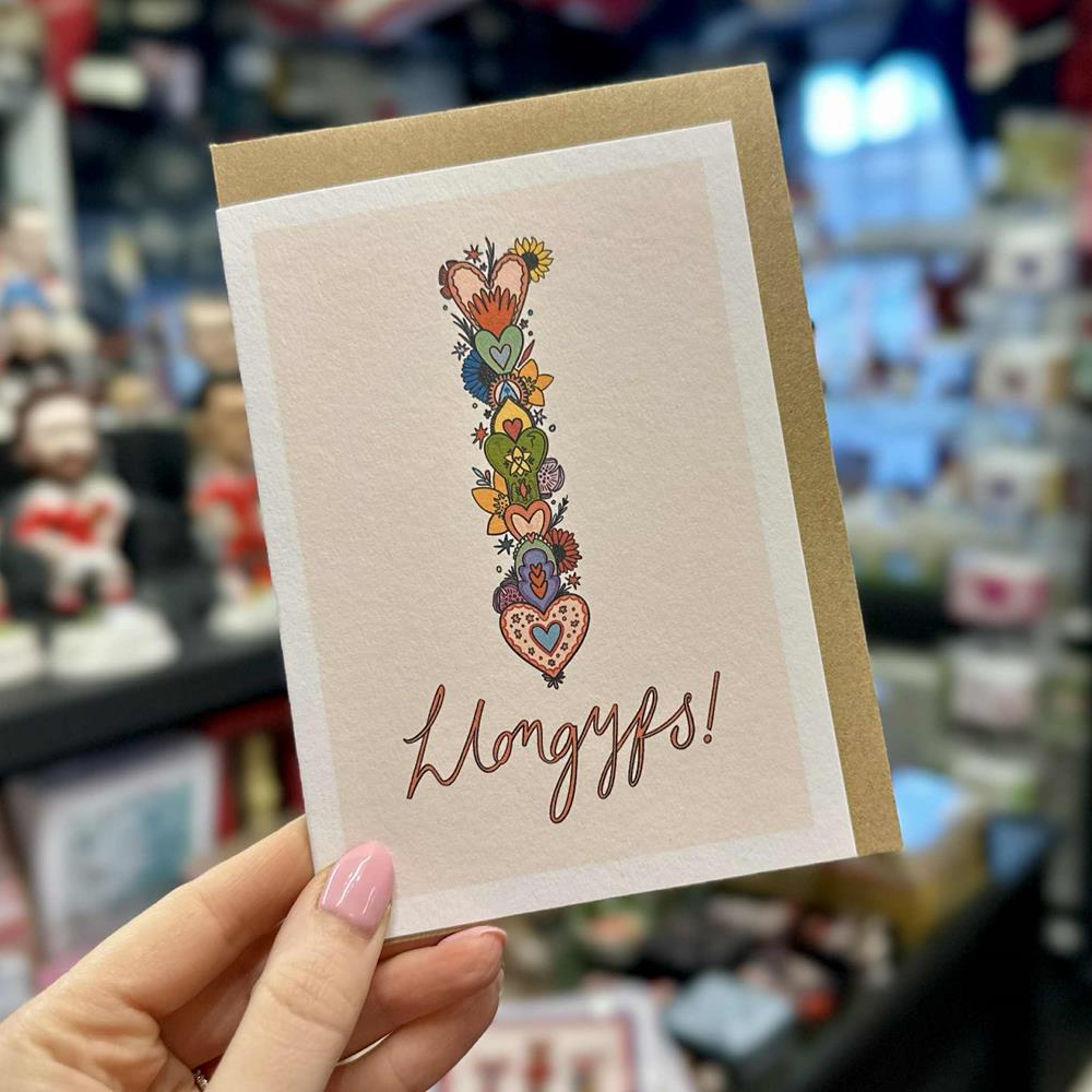 Llongyfs! Lovespoon Card